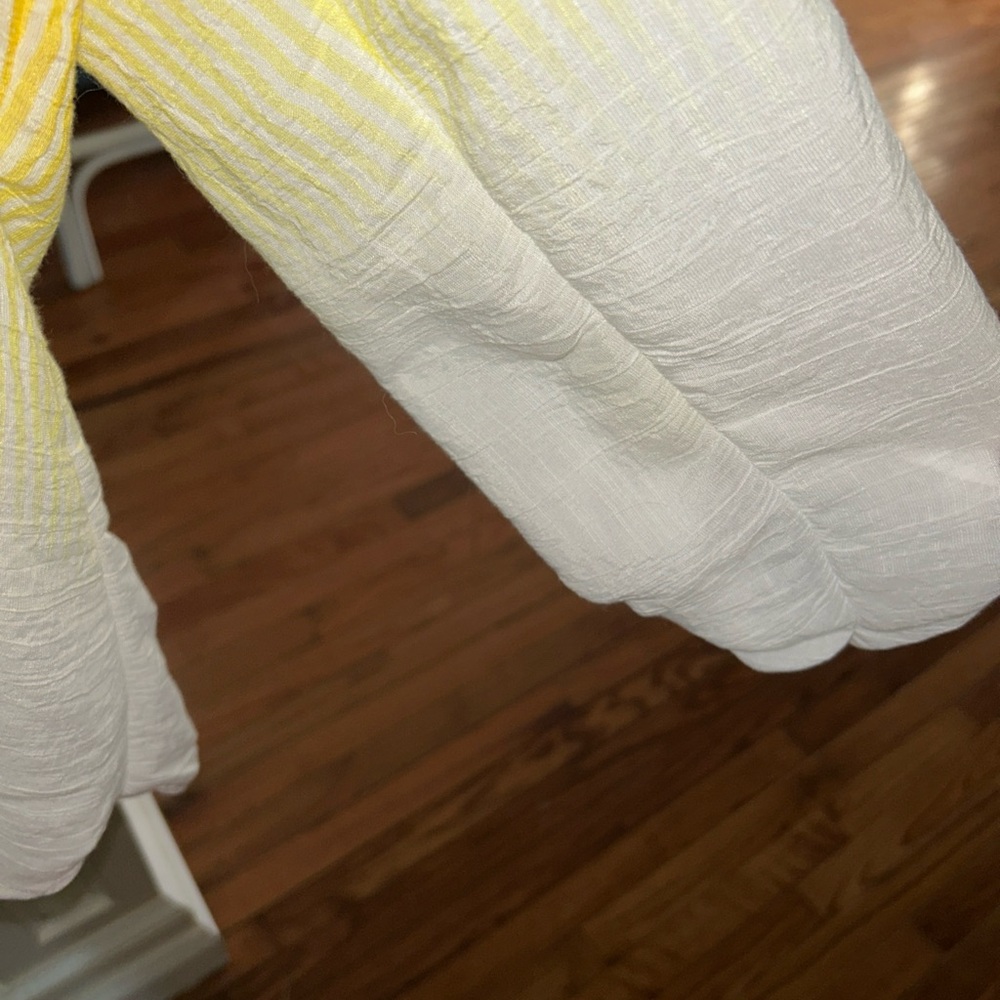 Frye Yellow Ombre Button-Down Blouse - image 5